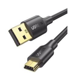 Cable USB-A 2.0 a Mini USB | 1m | Cable de Datos y Alimentación | 480Mps | Chip Inteligente | PVC | Para Discos Duros