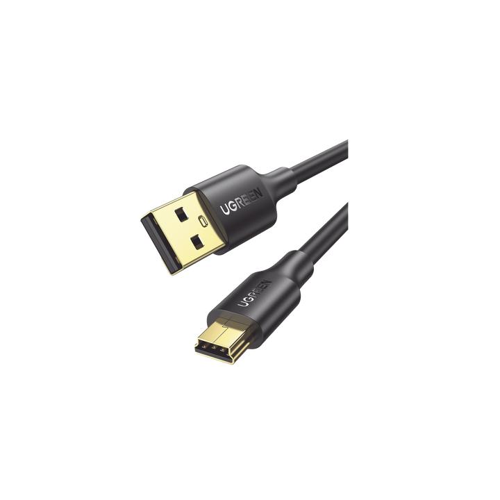 Cable USB-A 2.0 a Mini USB | 1m | Cable de Datos y Alimentación | 480Mps | Chip Inteligente | PVC | Para Discos Duros