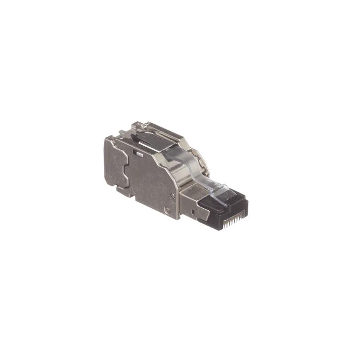Plug RJ45 Blindado, Instalación Recta, Terminación en Campo Certificable, Compatible con Cat5e, Cat6 y Cat6A, Color