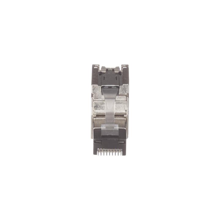 Plug RJ45 Blindado, Instalación Recta, Terminación en Campo Certificable, Compatible con Cat5e, Cat6 y Cat6A, Color