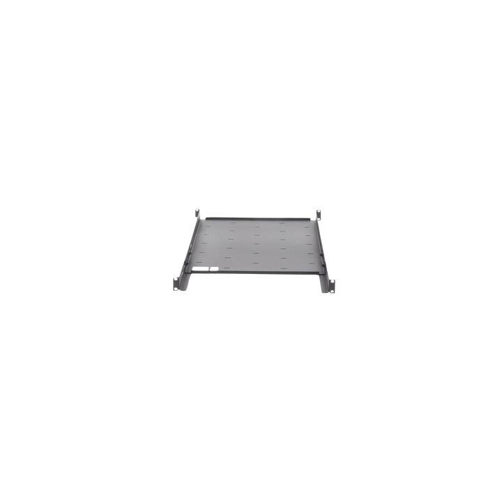 Charola Ajustable para Rack de 19" de 4 postes de 1 Unidad de Espacio. Profundidad de 633 a 816 mm