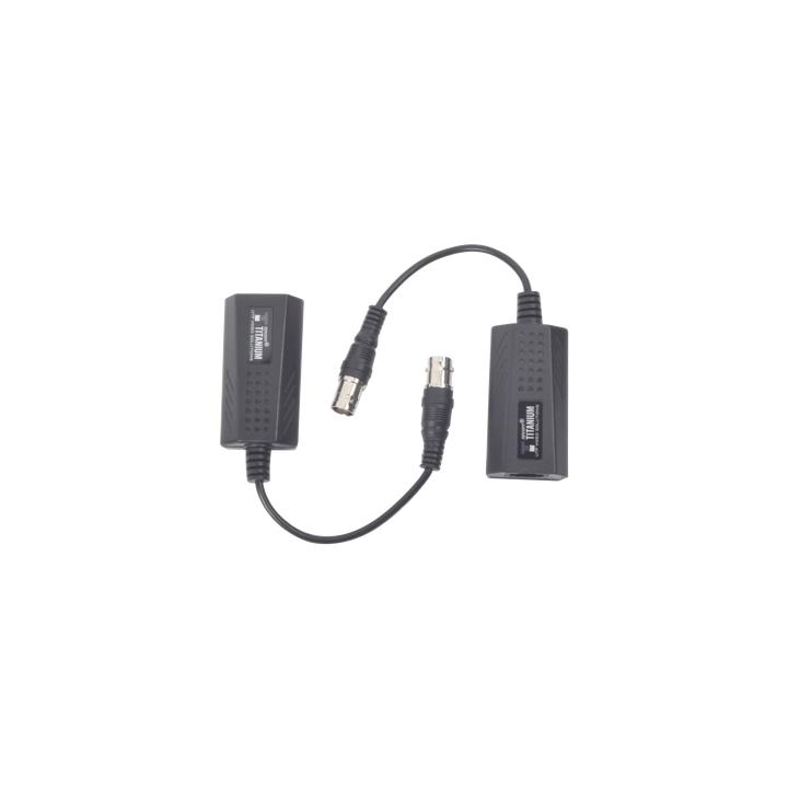 Kit EXTENSOR IP por cable CABLE COAXIAL para distancias de HASTA 200 m / REUTILIZA EL CABLEADO EXISTENTE PARA CONECTAR