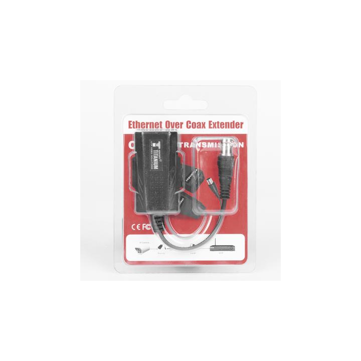 Kit EXTENSOR IP por cable CABLE COAXIAL para distancias de HASTA 200 m / REUTILIZA EL CABLEADO EXISTENTE PARA CONECTAR