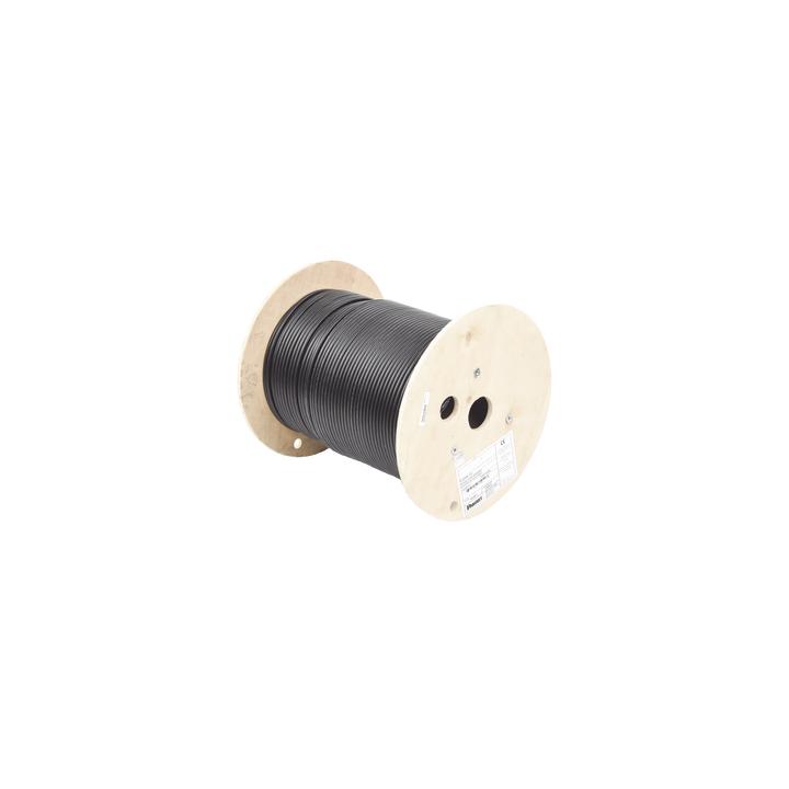 Bobina de Cable Planta Externa con Gel, de 4 Pares, Cat6A, Blindado F/UTP, Color Negro, 305 Metros (1000 Pies)