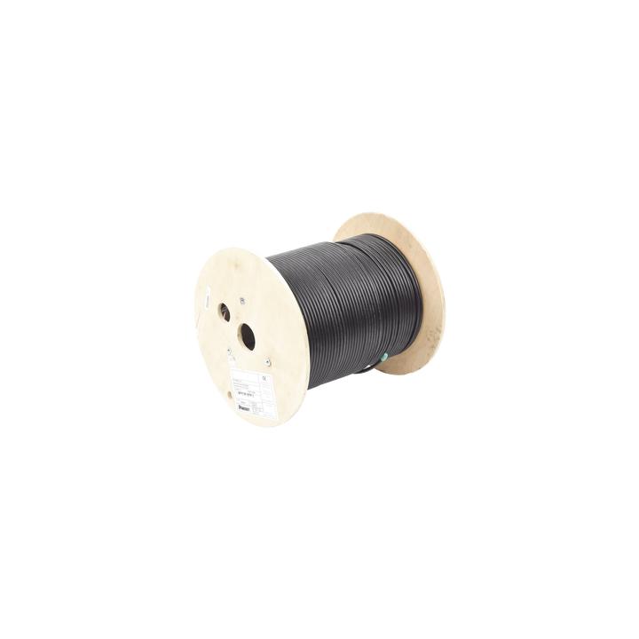Bobina de Cable Planta Externa con Gel, de 4 Pares, Cat6A, Blindado F/UTP, Color Negro, 305 Metros (1000 Pies)