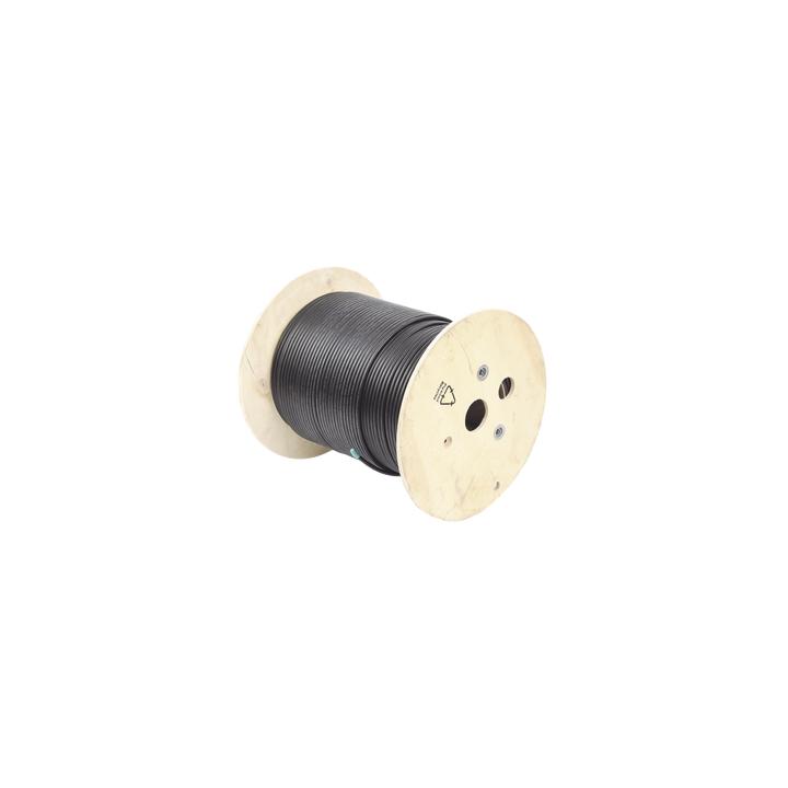 Bobina de Cable Planta Externa con Gel, de 4 Pares, Cat6A, Blindado F/UTP, Color Negro, 305 Metros (1000 Pies)