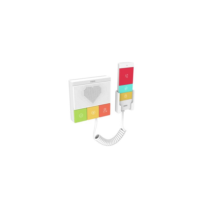 Intercomunicador SIP Wi-Fi para Hospital/Asilos, 6 botones, antibacterial, 1 Relevador integrado