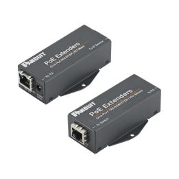 Kit de Extensor PoE/PoE+, Hasta 610 Metros (2000 ft) con Cable Cat5e o Cat6, 10/100Mbps, Incluye Transmisor, Receptor y