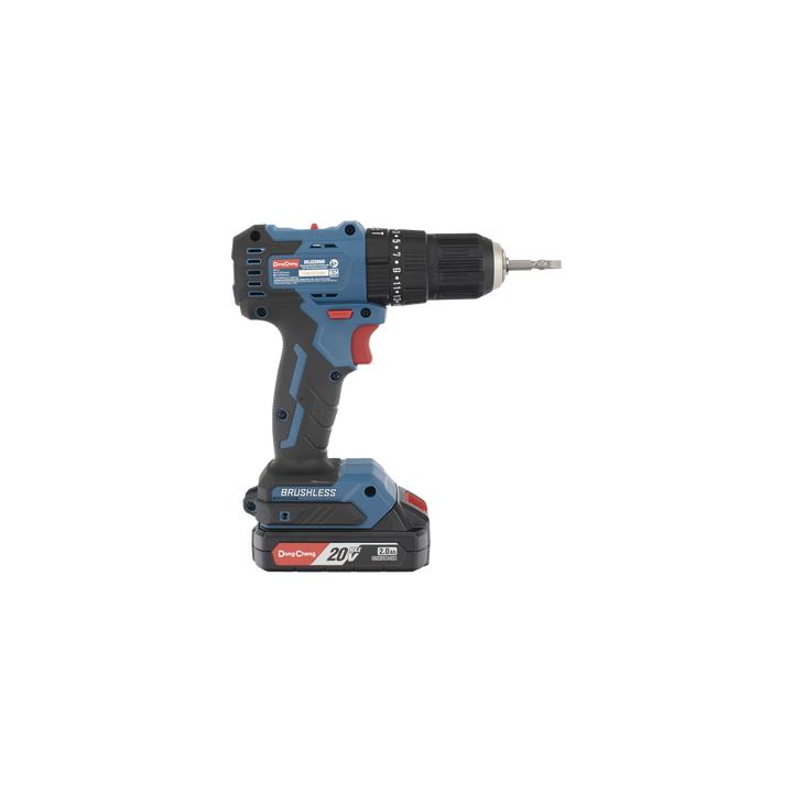 Rotomartillo Inalámbrico 20V / Motor Brushless / Broquero 1/2 in / 50 Nm Par de Apriete / 2 Baterías 2.0Ah con