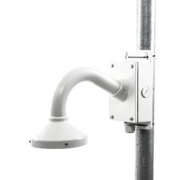 Montaje Universal de Pared con Cuello de Ganso y Caja de Conexiones / Compatible con Cámaras Domo y Bala
