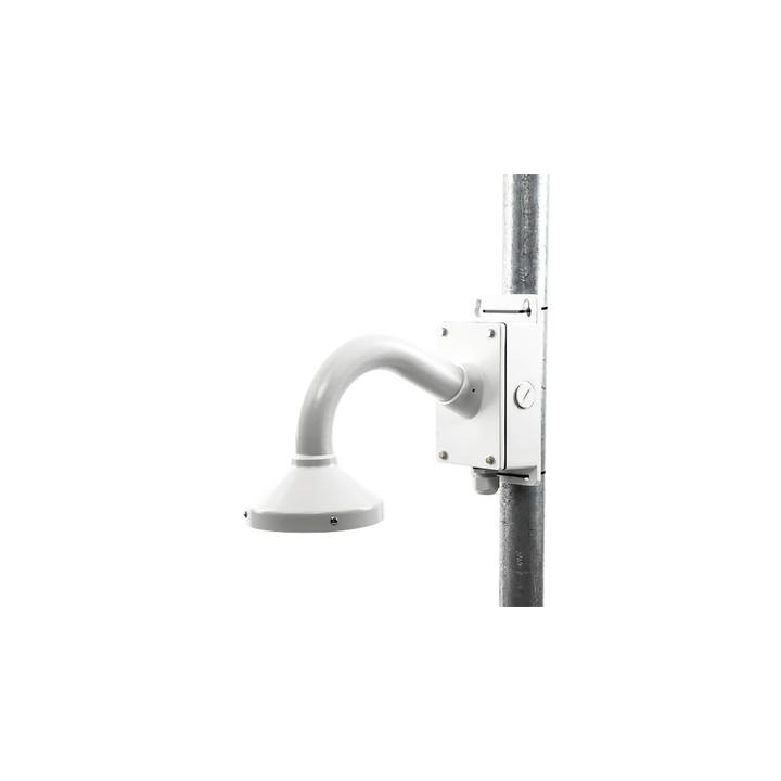 Montaje Universal de Pared con Cuello de Ganso y Caja de Conexiones / Compatible con Cámaras Domo y Bala