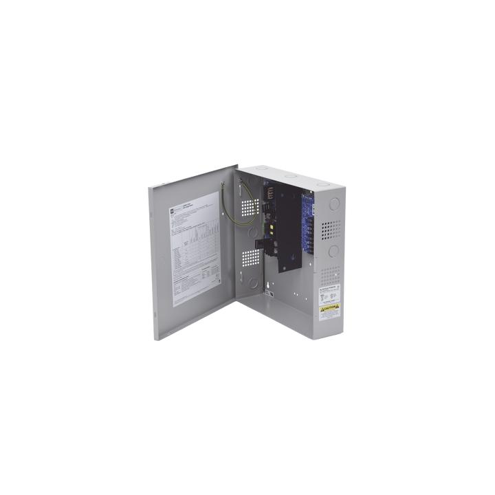12 o 24 Vcc @ 6 A / fuente tipo control / para 8 entradas a 8 salidas / capacidad de batería de respaldo / requiere
