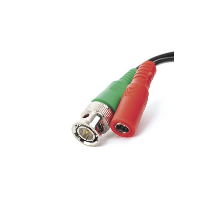 Cable Coaxial (BNC RG59) + Alimentación / SIAMES / 5 Metros (16.40 Pies) / 100% Cobre / Para Cámaras 4K / Uso