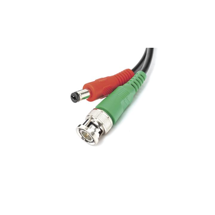 Cable Coaxial (BNC RG59) + Alimentación / SIAMES / 5 Metros (16.40 Pies) / 100% Cobre / Para Cámaras 4K / Uso