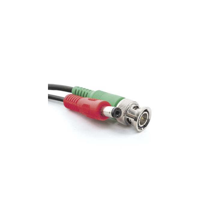 Cable Coaxial (BNC RG59) + Alimentación / SIAMES / 10 Metros (32.81 Pies) / Aleación Cobre + Aluminio CCA / Para