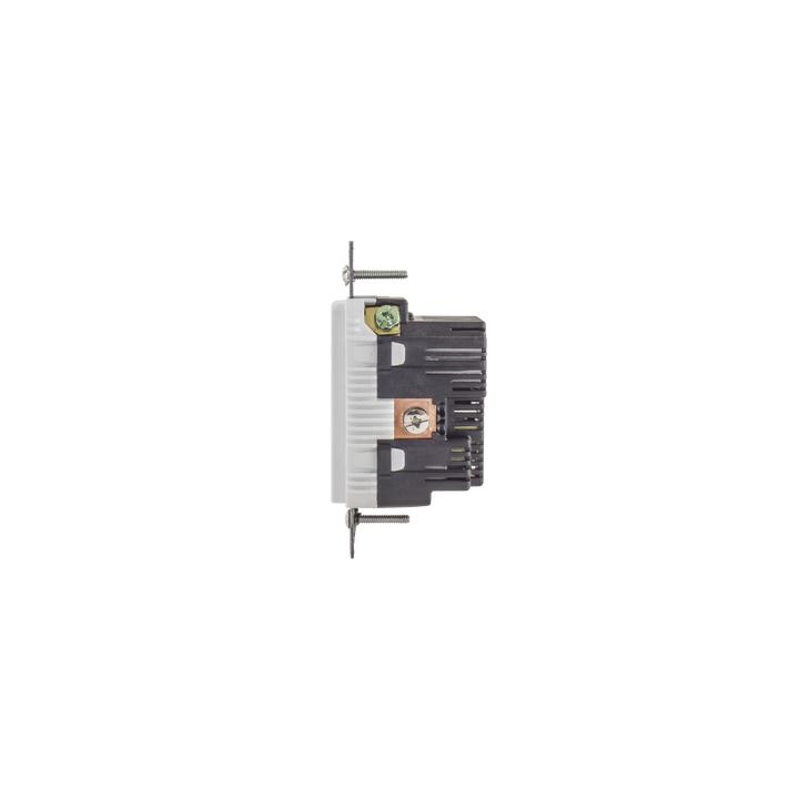 Contacto Dúplex con 2 Puertos USB, 15A 125V, 2 Polos, 3 Hilos, Color Blanco.