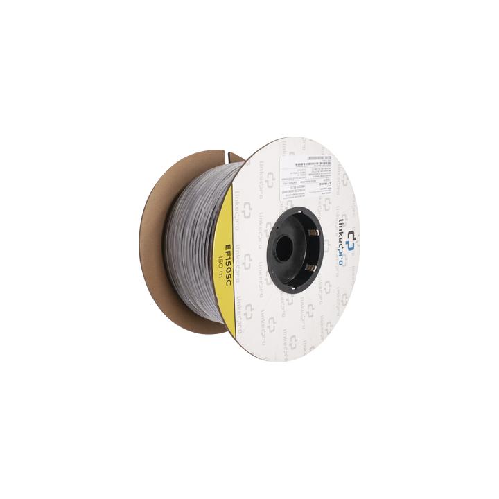 Carrete de Fibra Óptica Monomodo con Conectores SC-SC Duplex, Reforzada con Kevlar, de 150 Metros (492.13 Pies), Para