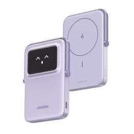 Power Bank Serie UNO Inalambrico | 10000mAh | 7.5W/20W  |  Con Emojis de Estado | Carga Rápida USB-C Bidireccional  |