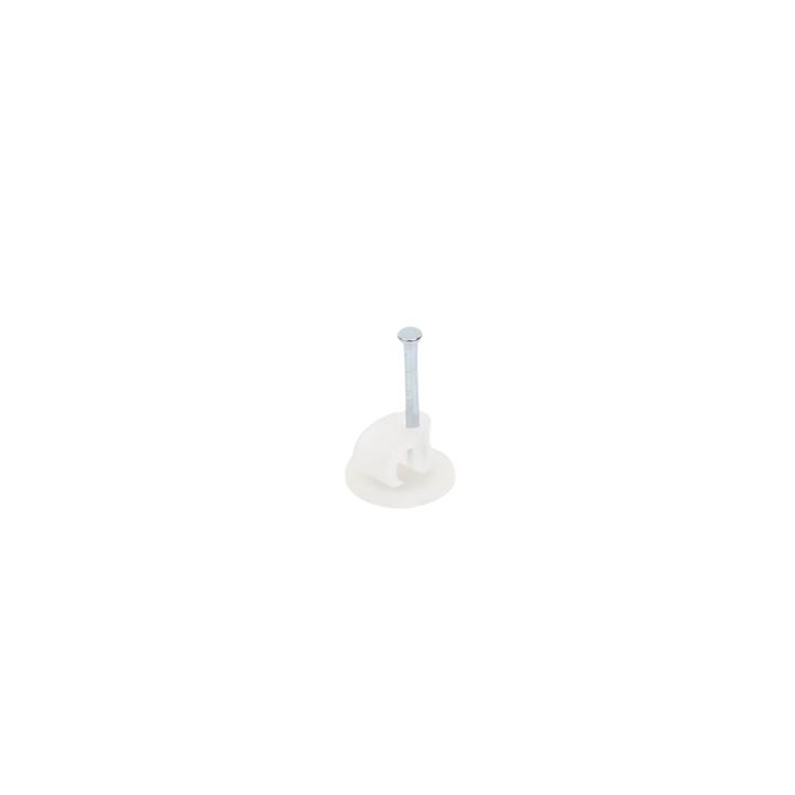 Grapa para cable redondo de 7mm color transparente (100pzs) (3103-00100)
