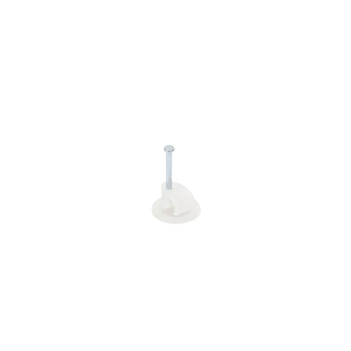 Grapa para cable redondo de 7mm color transparente (100pzs) (3103-00100)