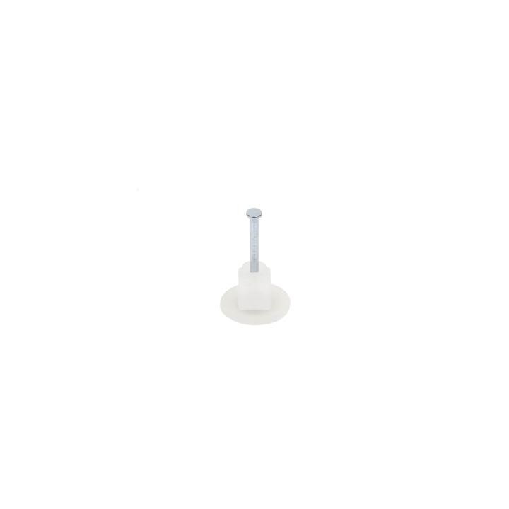 Grapa para cable redondo de 7mm color transparente (100pzs) (3103-00100)
