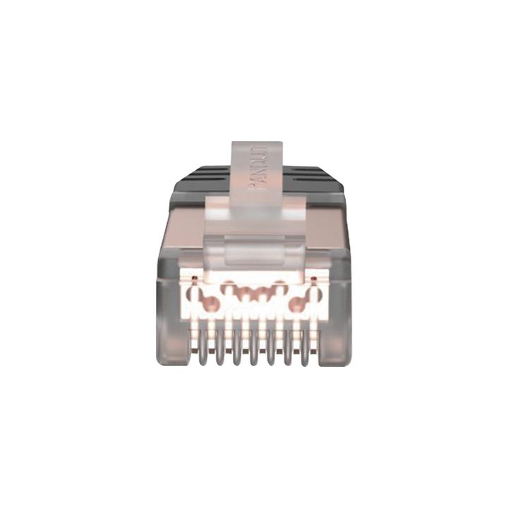 Plug RJ45 Cat6 Blindado, Para Cable Calibre 24-26 AWG, Chapado en Oro de 50 micras, Paquete de 100 Piezas
