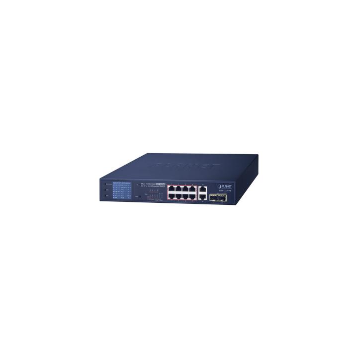 Switch No Administrable 8 Puertos Gigabit con Modo Extender a 250 m,  2 Puertos Uplink 10/100/1000 Mbps, 2 Puertos SFP