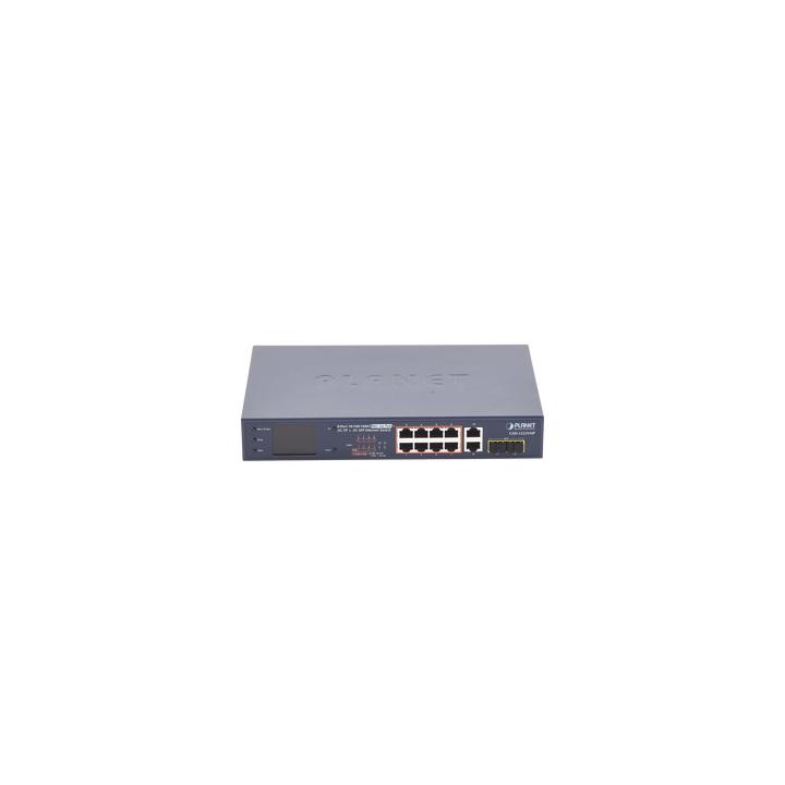 Switch No Administrable 8 Puertos Gigabit con Modo Extender a 250 m,  2 Puertos Uplink 10/100/1000 Mbps, 2 Puertos SFP