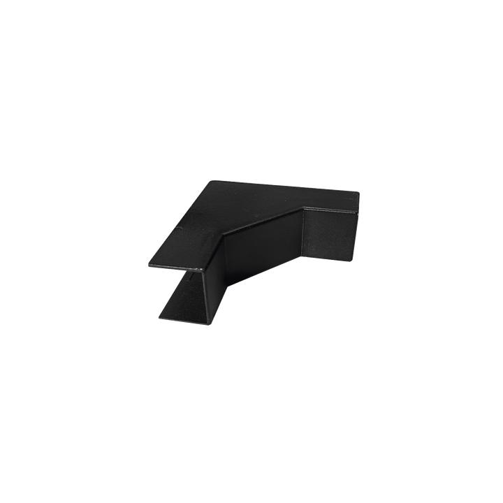 Esquinero Interior Color Negro de PVC Auto Axtinguible, Para Canaleta TMK-1720-N-CC (5220-02003)