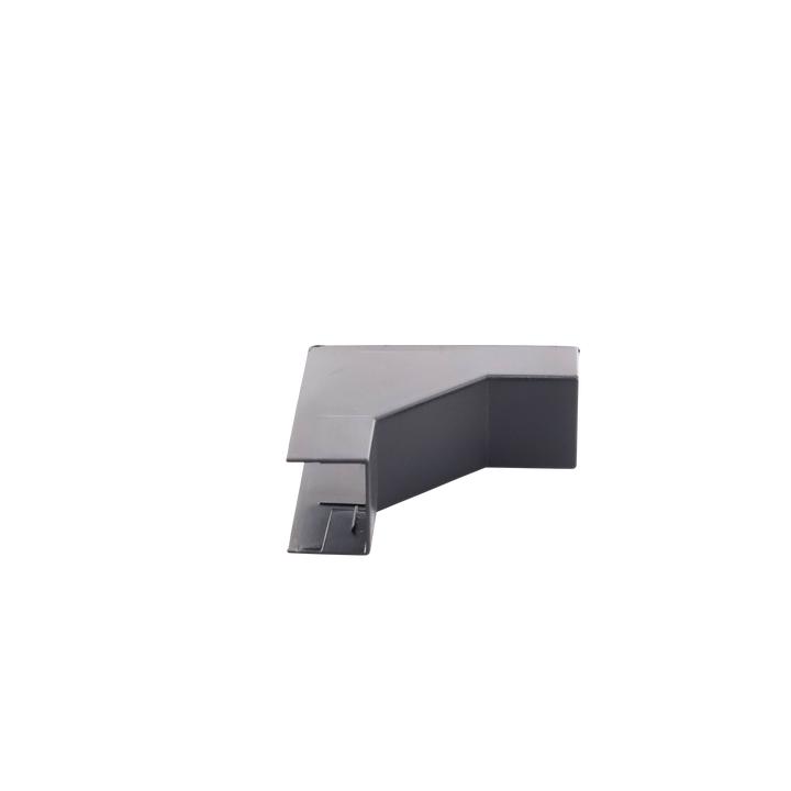 Esquinero Interior Color Negro de PVC Auto Axtinguible, Para Canaleta TMK-1720-N-CC (5220-02003)