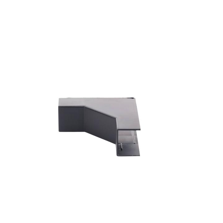 Esquinero Interior Color Negro de PVC Auto Axtinguible, Para Canaleta TMK-1720-N-CC (5220-02003)
