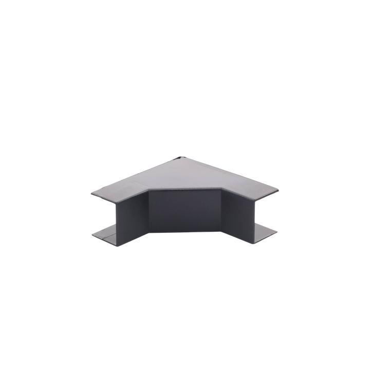 Esquinero Interior Color Negro de PVC Auto Axtinguible, Para Canaleta TMK-1720-N-CC (5220-02003)