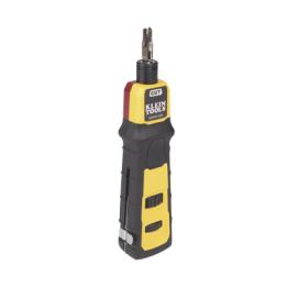 Herramienta Ponchadora de Impacto con Cuchilla para Paneles y Bloques de 66/110. Termina y Corta Cables CAT3, CAT5e y