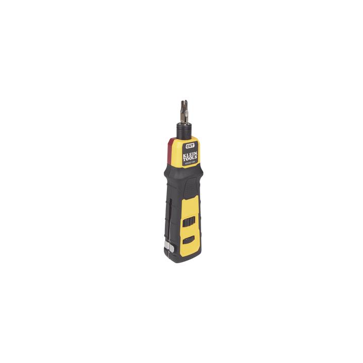 Herramienta Ponchadora de Impacto con Cuchilla para Paneles y Bloques de 66/110. Termina y Corta Cables CAT3, CAT5e y