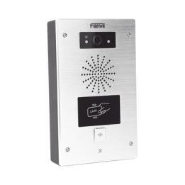 Video portero IP, 2 líneas SIP, 2 relevadores, lector de tarjeta RFID, Compatible con NVR Hikvision por Onvif, con