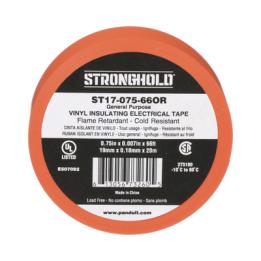 Cinta Eléctrica STRONGHOLD para Aislar, de PVC, Uso General Reparación y Mantenimiento, Grosor de 0.18mm (7 mil),