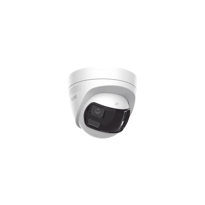 [Dual Light] Turret IP 6 Megapixel / Imagen Panorámica 180°/ PoE / Micrófono y Bocina Integrado / Exterior IP67 /