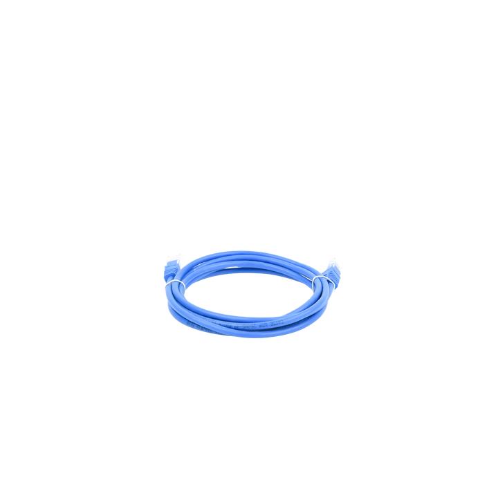 Cable de Parcheo UTP Cat5e - 2 Metros (6.56 Pies) - Azul