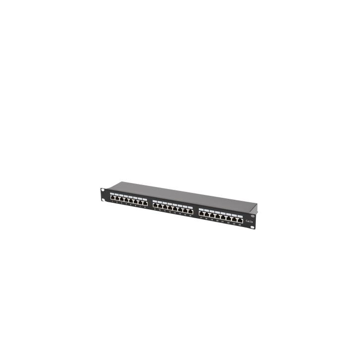 Panel de Parcheo de Impacto Blindado (STP) de 24 Puertos Cat5e, 19 Pulgadas