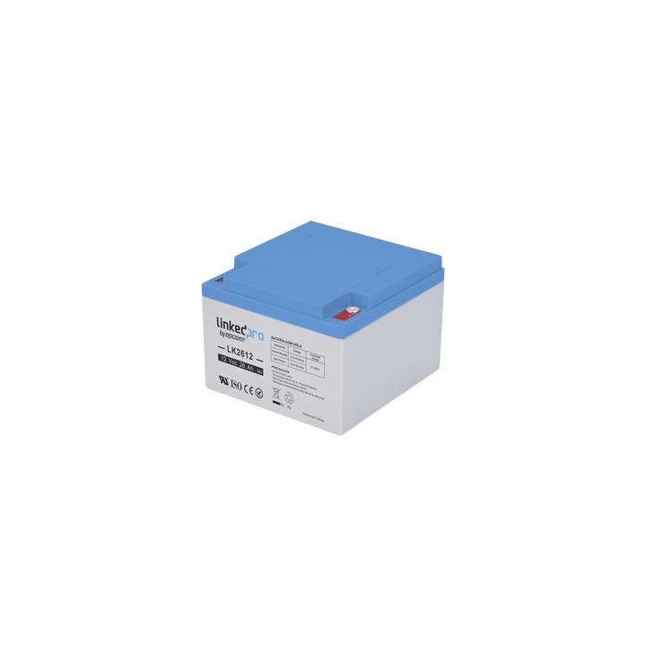 Batería 12 V / 26 Ah / UL / Tecnología AGM / Vida útil promedio de 5 años /Para uso en equipo electrónico, Alarmas