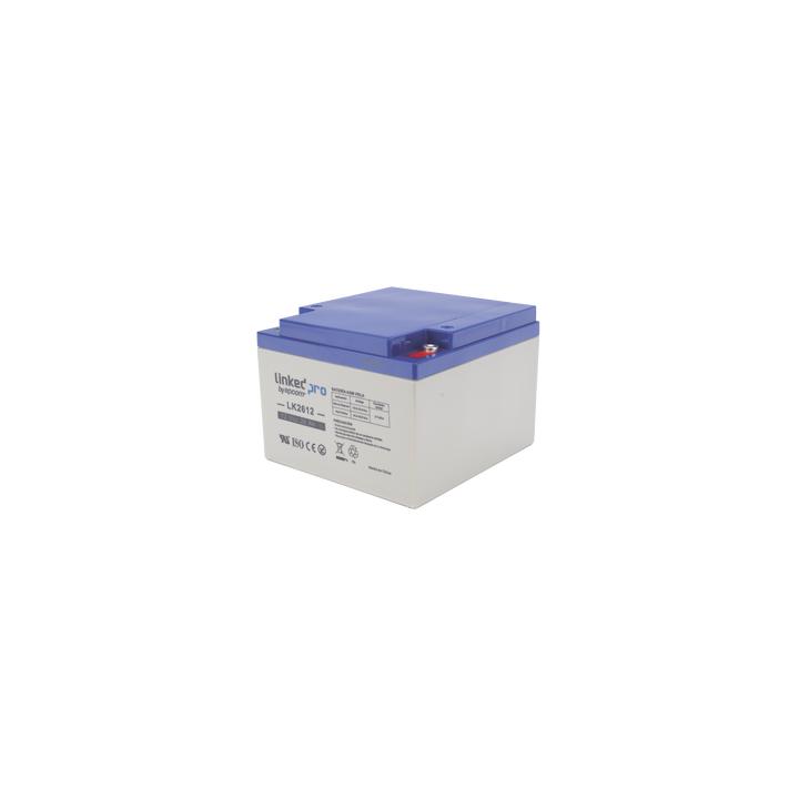 Batería 12 V / 26 Ah / UL / Tecnología AGM / Vida útil promedio de 5 años /Para uso en equipo electrónico, Alarmas