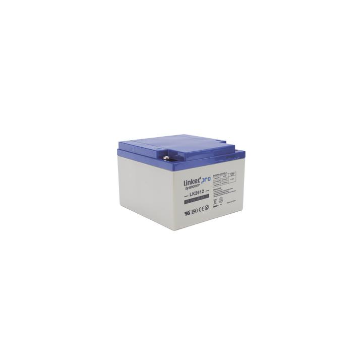 Batería 12 V / 26 Ah / UL / Tecnología AGM / Vida útil promedio de 5 años /Para uso en equipo electrónico, Alarmas