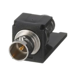 Módulo Acoplador Coaxial Tipo BNC, Mini-Com, de 75 Ohms, Color Negro