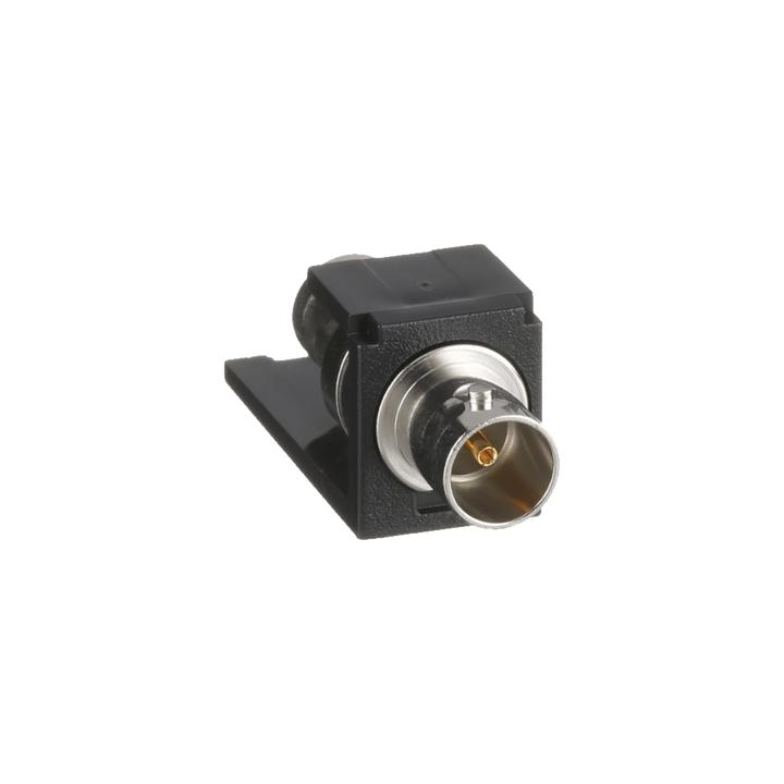 Módulo Acoplador Coaxial Tipo BNC, Mini-Com, de 75 Ohms, Color Negro