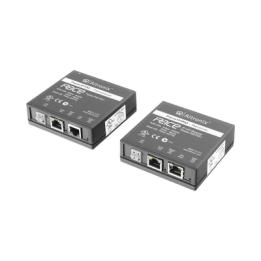 Kit extensor IP y PoE por cable UTP CAT5E hasta 500 mts @ 100 mbps