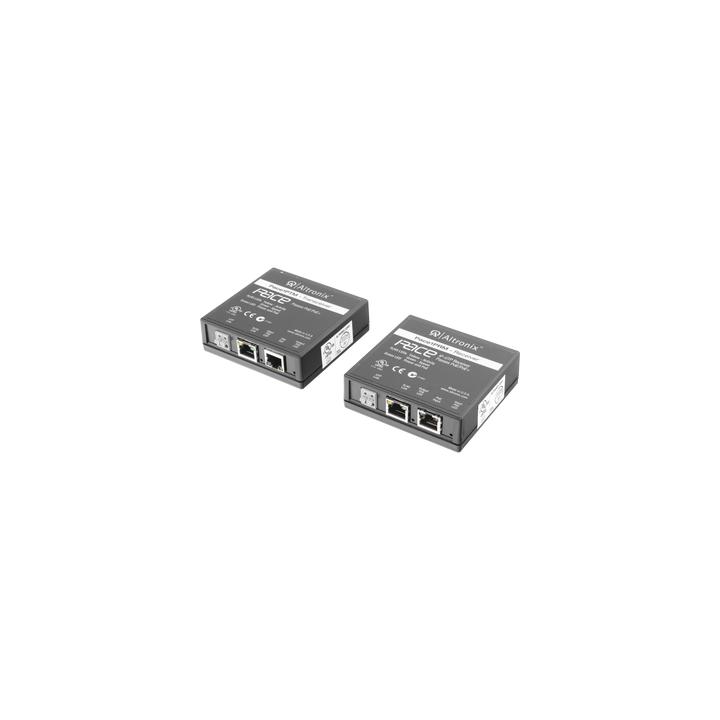Kit extensor IP y PoE por cable UTP CAT5E hasta 500 mts @ 100 mbps