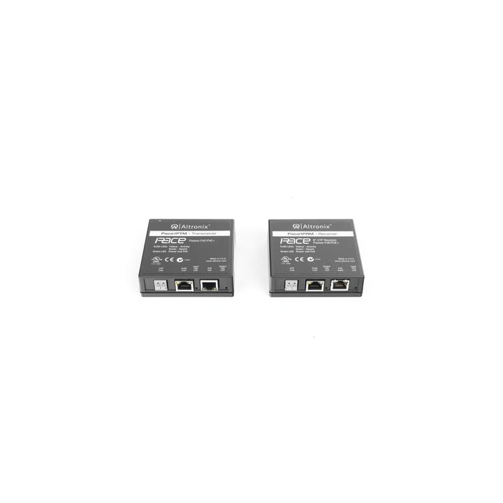 Kit extensor IP y PoE por cable UTP CAT5E hasta 500 mts @ 100 mbps