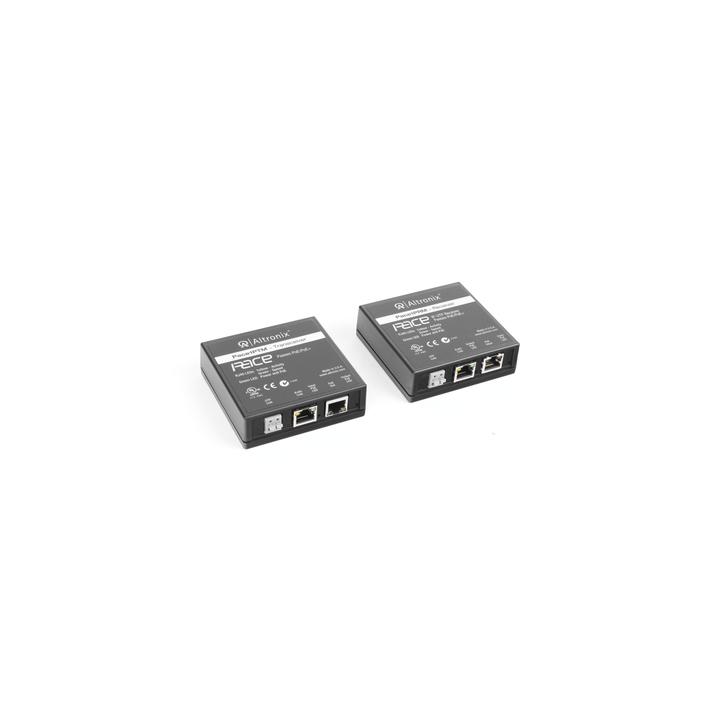 Kit extensor IP y PoE por cable UTP CAT5E hasta 500 mts @ 100 mbps