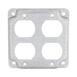 Cubierta de 4" para 2 Contactos Dúplex.