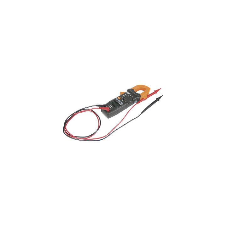 Amperímetro Digital de Gancho de Rango Automático de 400 A CA con Medidor de Temperatura.
